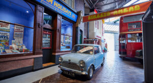 New Streets Ahead display in the National Motor Museum, Beaulieu