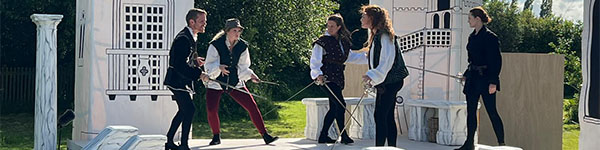 Romeo and Juliet outdoor theatre by Chapterhouse Theatre