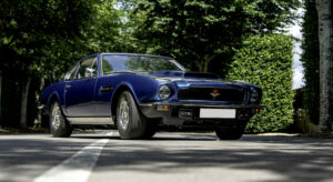 V8 display at Beaulieu's Simply Aston Martin