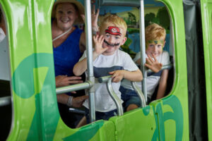 Families on the monorail