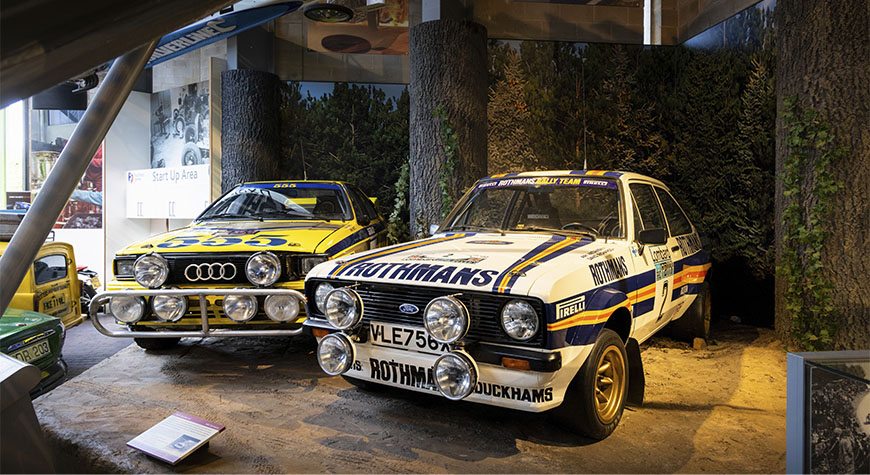 Road, Race and Rally exhibit in the National Motor Museum