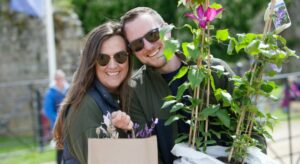 Visitors at BBC Gardeners' World Spring Fair at Beaulieu