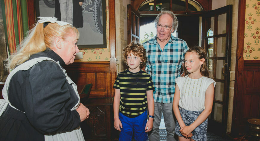 Family in Palace House at Beaulieu