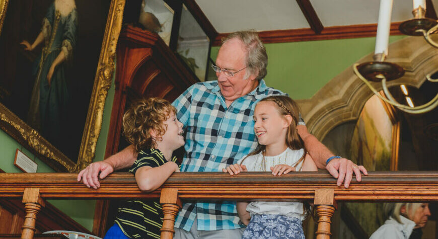 Family in Palace House at Beaulieu